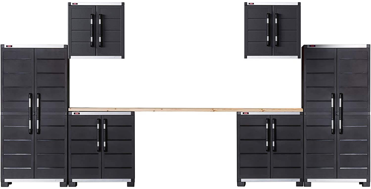 Keter Pro Garage System Utility and Tool Storage Cabinets