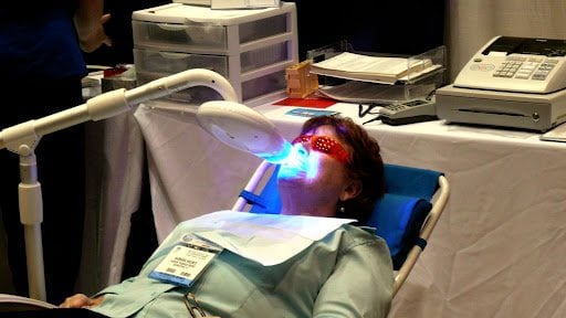 professional teeth whitening treatment