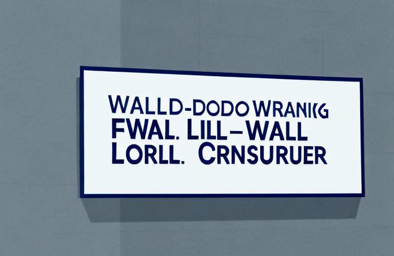 A large building with a sign reading "dodd-frank wall street reform and consumer protection act" in front of it