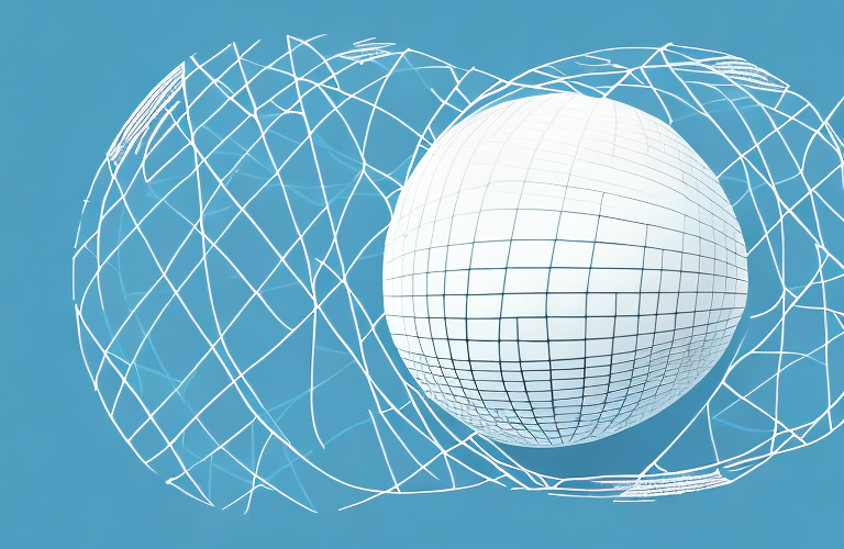 A globe with interconnected lines to represent the concept of economic integration