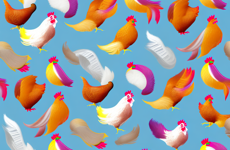 A variety of chickens