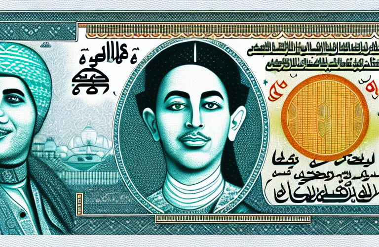 A jordanian dinar banknote with its distinctive features