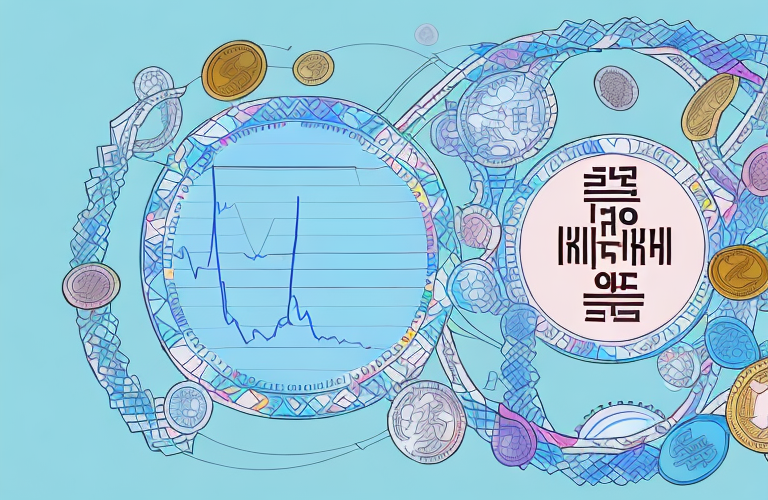 A graph or chart showing the fluctuations of the korean won (krw) against other currencies