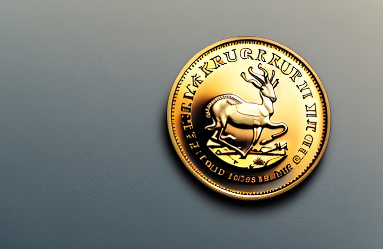 A krugerrand gold coin