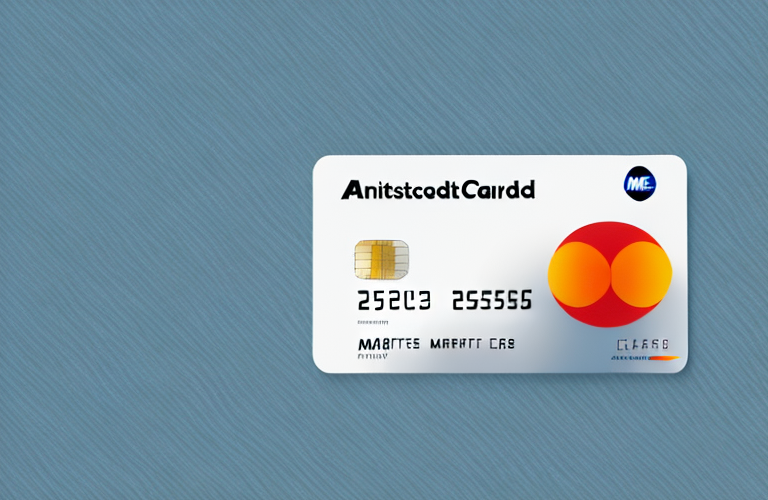 A credit card with a mastercard logo on it
