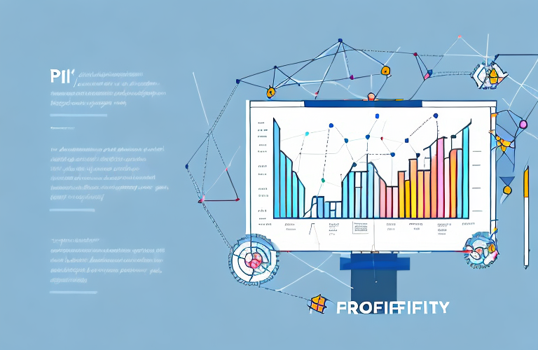 A graph or chart showing the components and formula of the profitability index (pi)