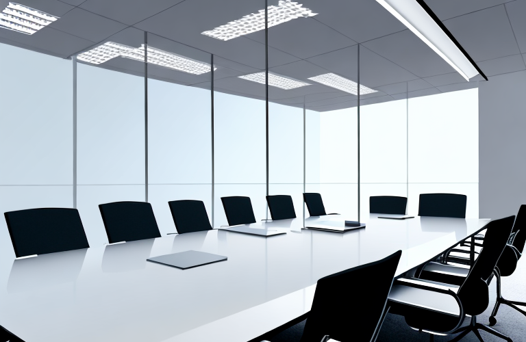 A corporate boardroom