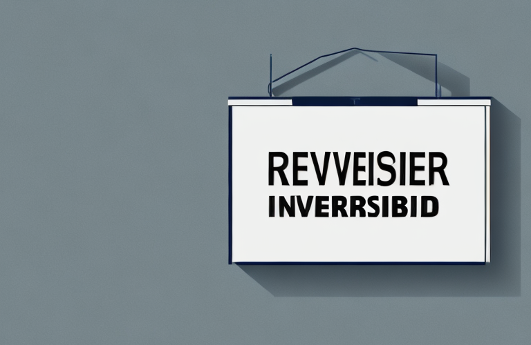 A building with a sign reading "receivership" in front of it