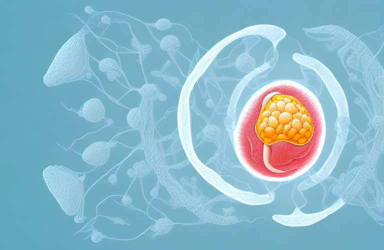 A female reproductive system