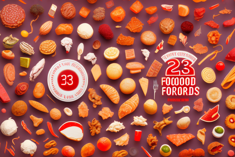 23 different types of food