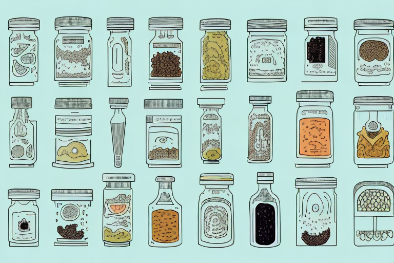 Nine different types of fermented foods