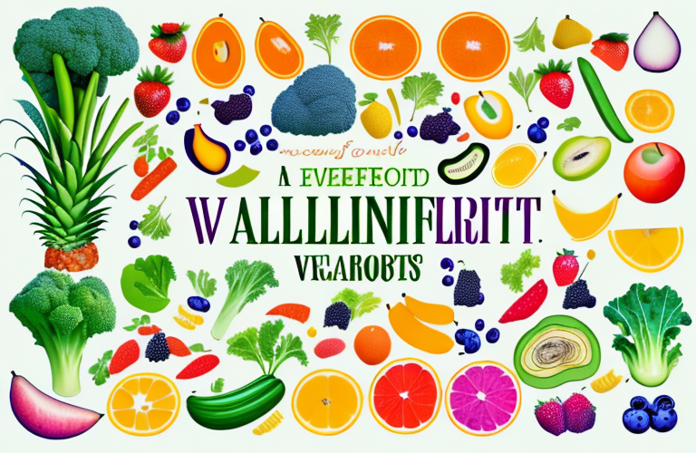 A variety of colorful fruits and vegetables to represent the 27 foods high in alkaline