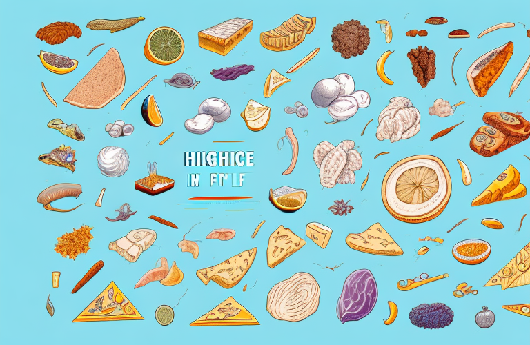 A variety of foods that are high in fluorine