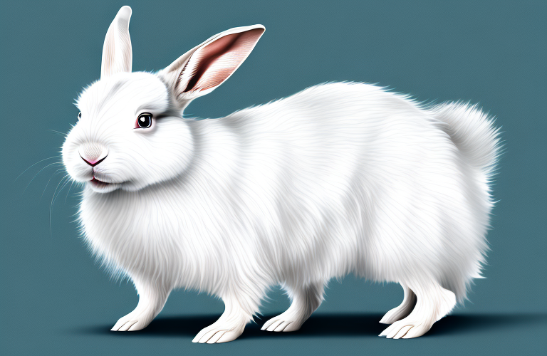 A white vienna rabbit