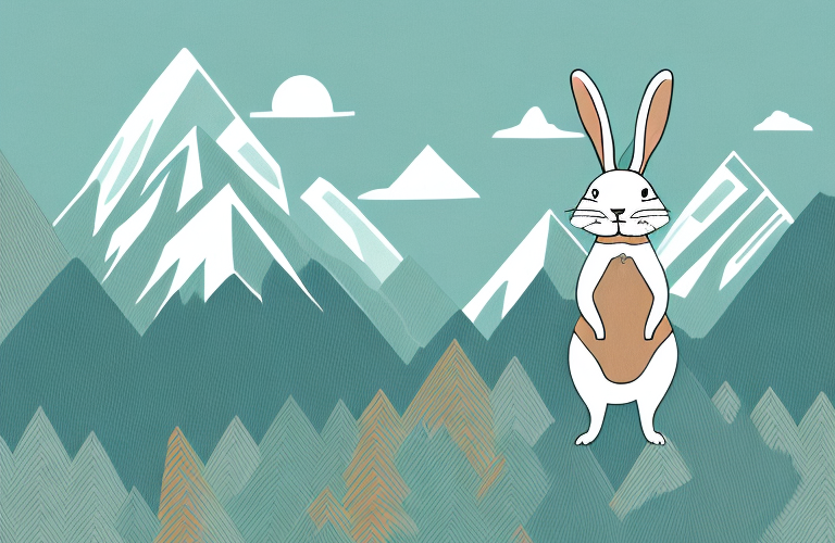 A rabbit in an alaskan landscape