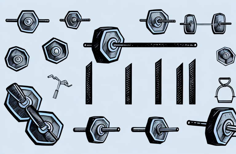 A chest workout with weights