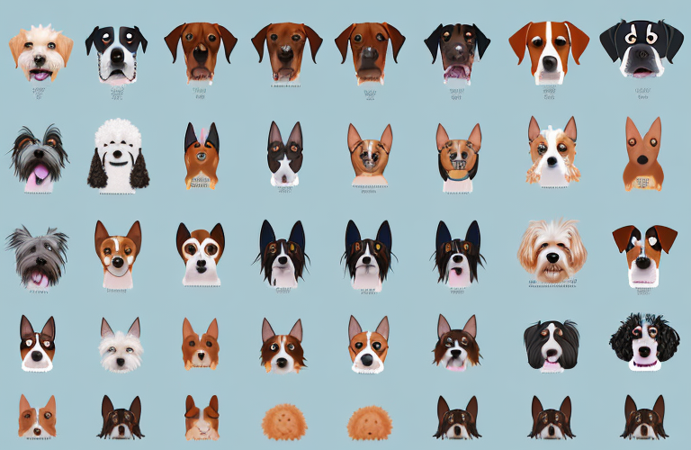 A variety of different dog breeds to represent the range of choices available