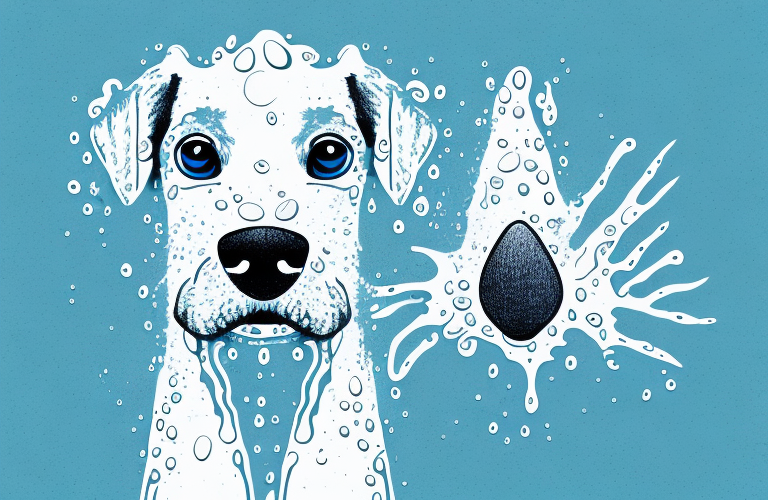 A wet dog nose
