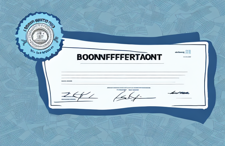 A bond certificate with a zero-coupon rate