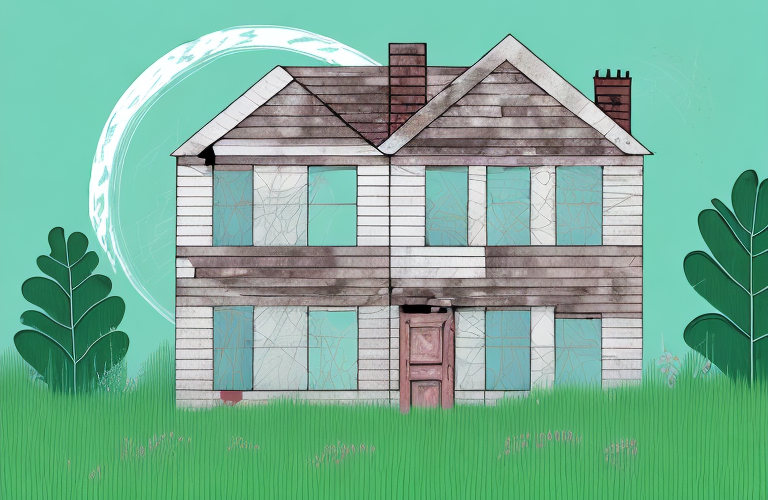 A house in a state of disrepair