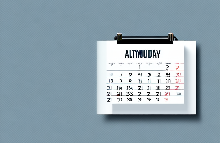 A calendar with a highlighted date to represent the concept of an adjustment date
