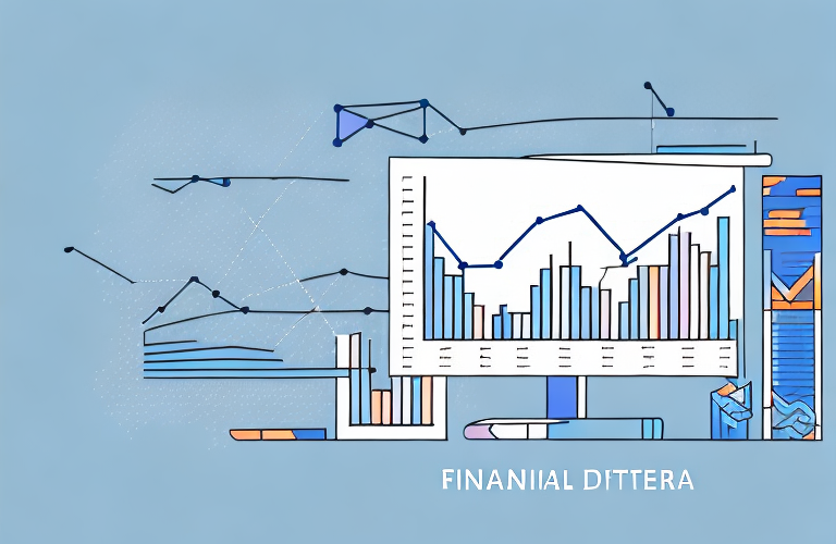 A graph or chart showing a trend or pattern in financial data