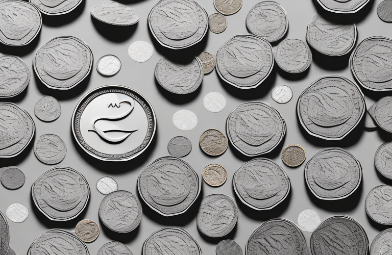 A pool of coins