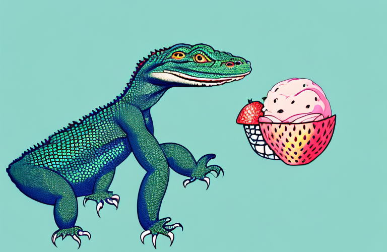 Can Monitor Lizards Eat Strawberry Ice Cream