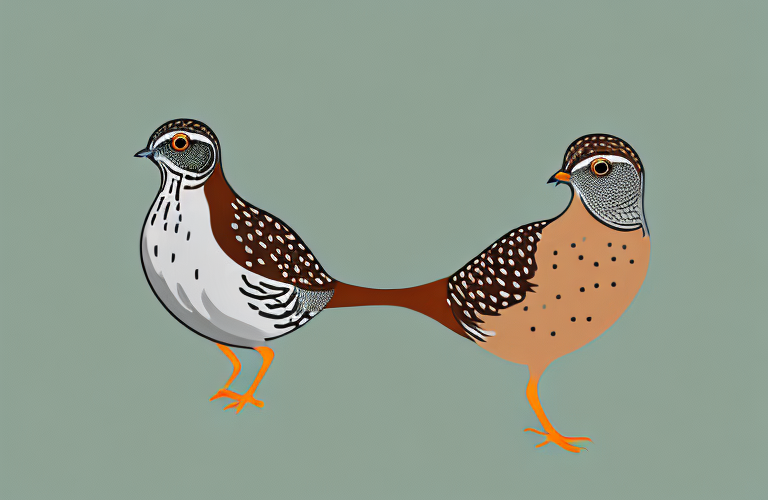 A chestnut quail-thrush in its natural habitat