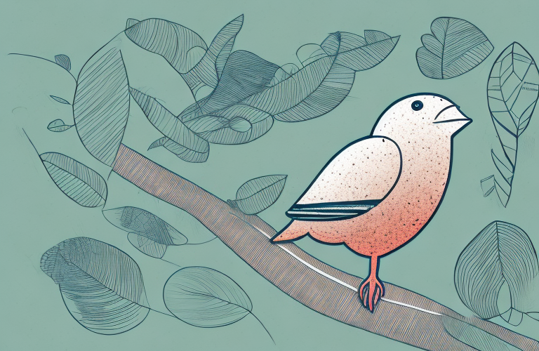A chowchilla bird in its natural habitat