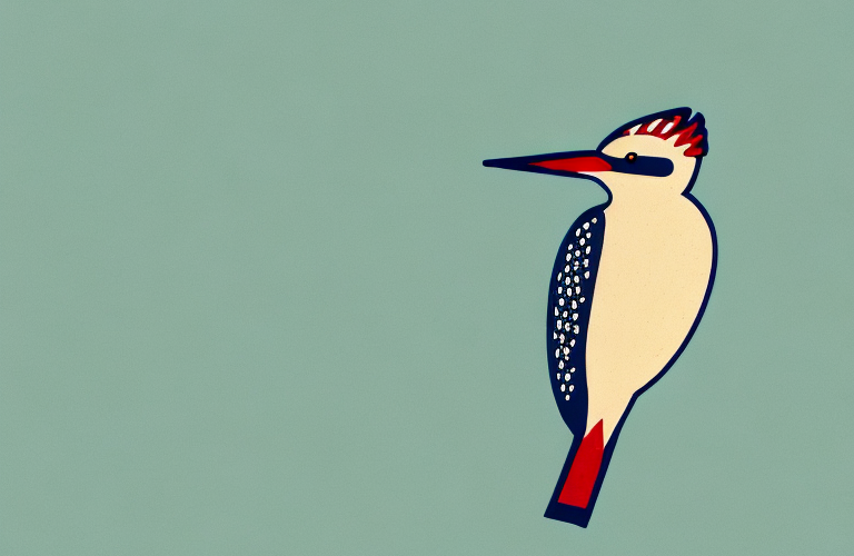 A cream-colored woodpecker in its natural habitat