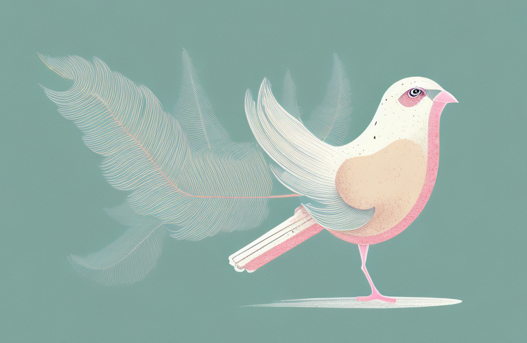 A cream-winged cinclodes bird in its natural habitat